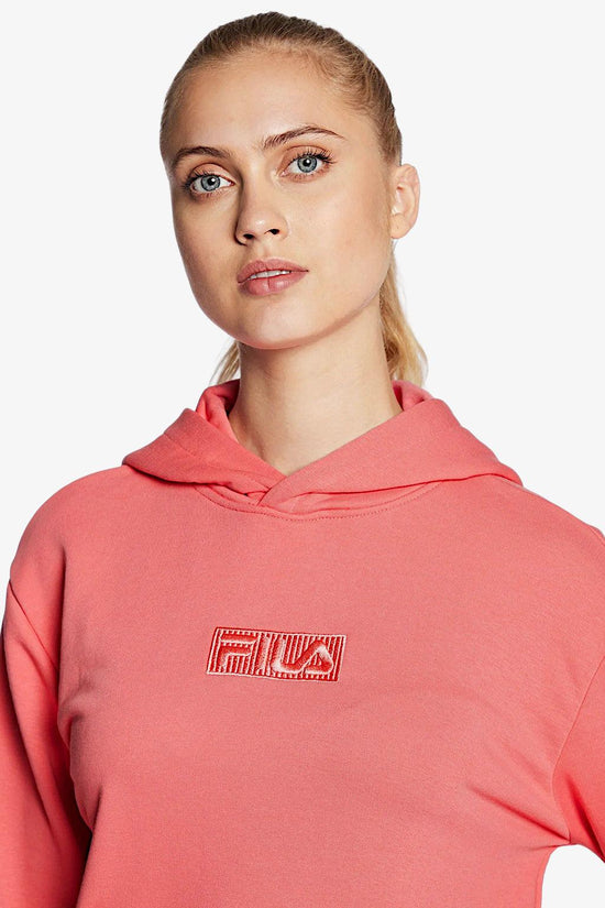 Felpa Con Cappuccio Baicoi-fila-Rosa-Donna-Faw0253 40021-