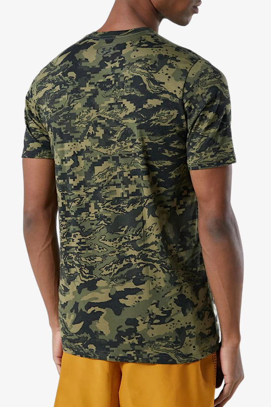 T-Shirt Maniche Corte ABC Camo-under armour-Verde-Uomo-1357727 001-