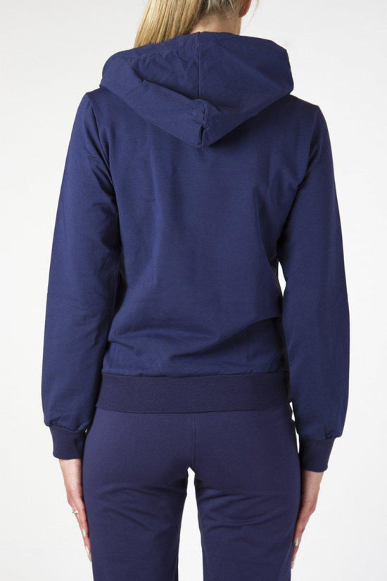 Felpa con Cappuccio-carlsberg-Blu-Donna-Cbd2906-