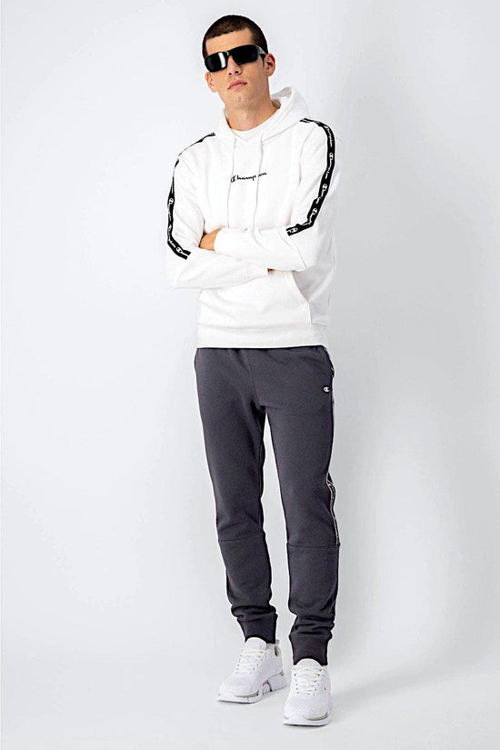 Felpa Con Cappuccio Bande Logo-champion-Bianco-Uomo-217829 ww001-