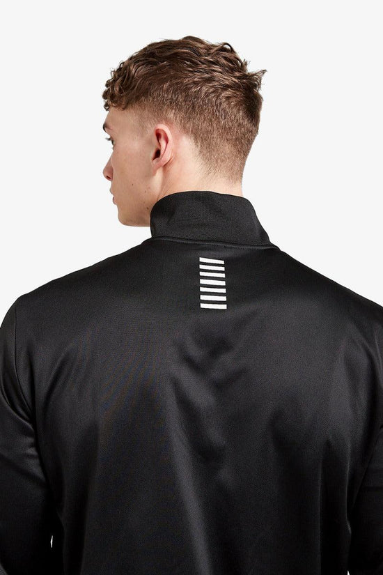 Tuta Full Zip Fundamental Sporty-emporio armani ea7-Nero-Uomo-8npv71 pj08z 1200-