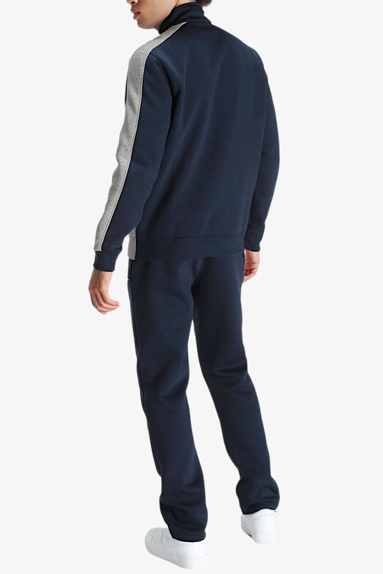 Tuta Full Zip Color Block Logo Piccolo-champion-Blu-Uomo-219394 bs501-