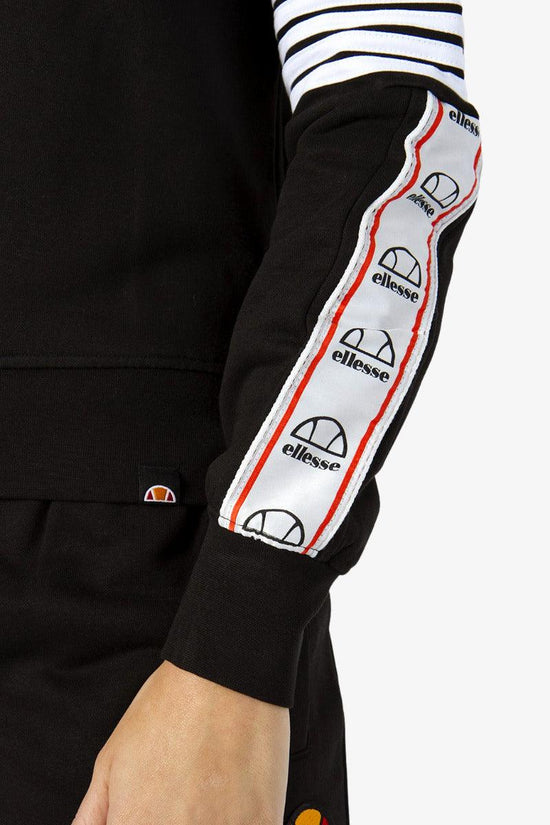 Felpa Con Cappuccio Bande Logo-ellesse-Nero-Donna-Ehw254s22 050-