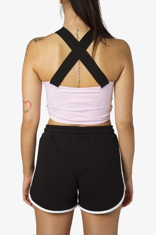 Top Intrecciato Logo Piccolo-pyrex-Rosa-Donna-21epb42006-