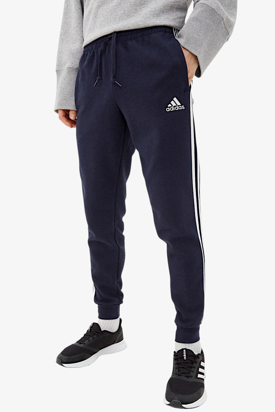 Pantaloni Essentials Fitted 3-Stripes-adidas performance-Blu-Uomo-Gm1090-