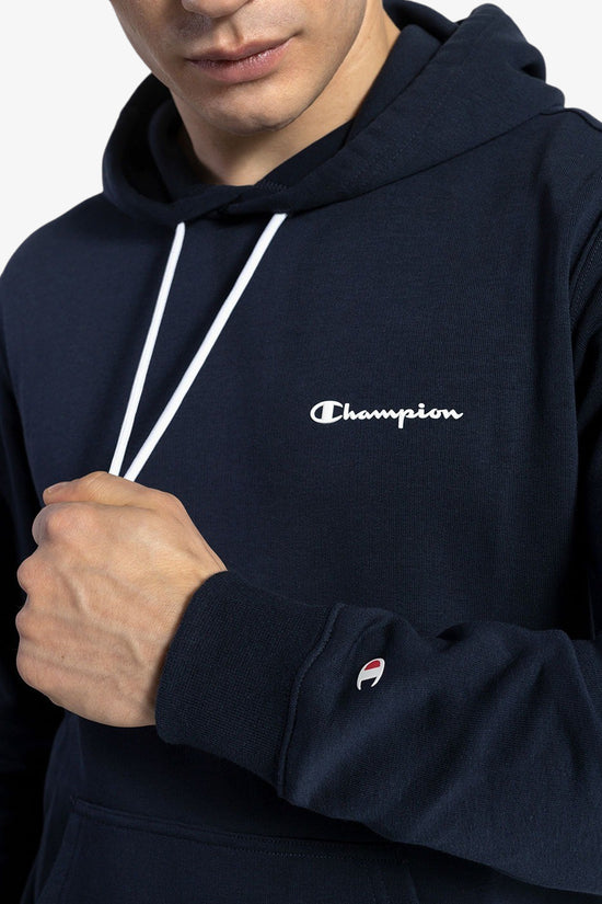 Felpa Con Cappuccio Logo Piccolo-champion-Blu-Uomo-218535 bs501-