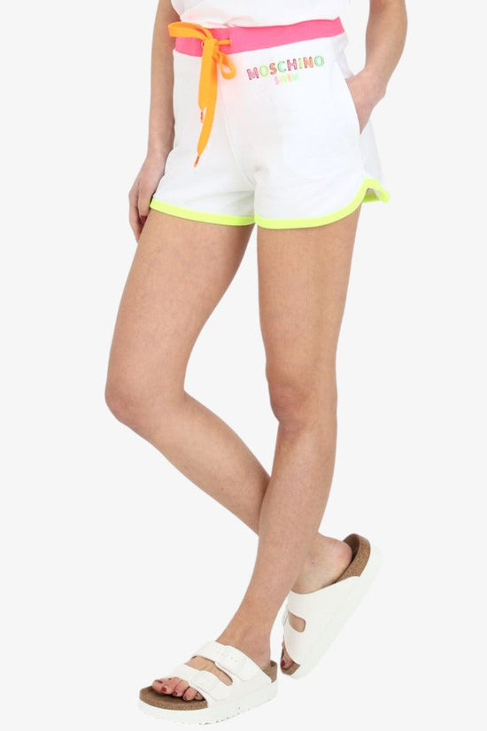 Shorts Logo Multicolor Fluo-moschino swim-Bianco-Donna-A6702 2117 0001-