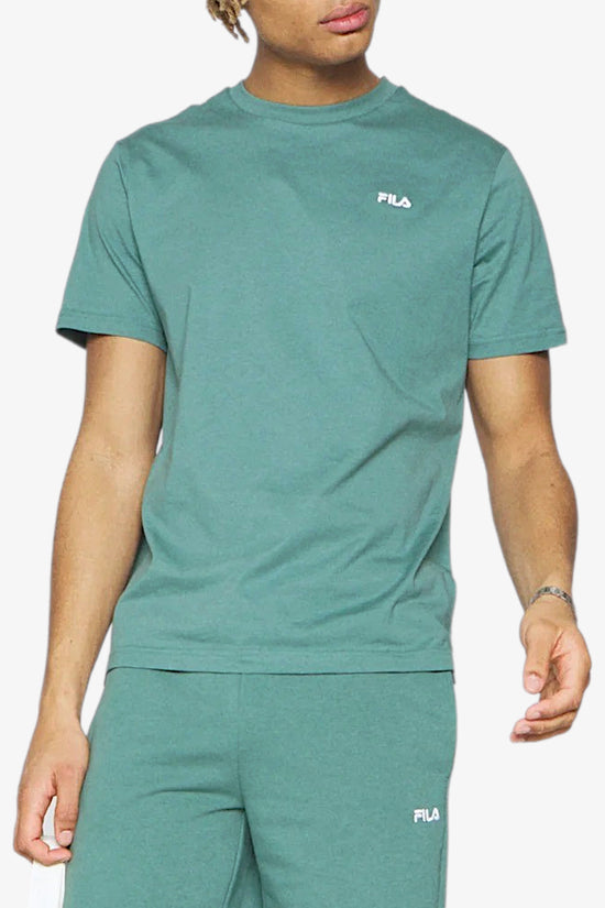 T-Shirt Maniche Corta Logo Piccolo Berloz Tee-fila-Verde-Uomo-Fam0340 50034-