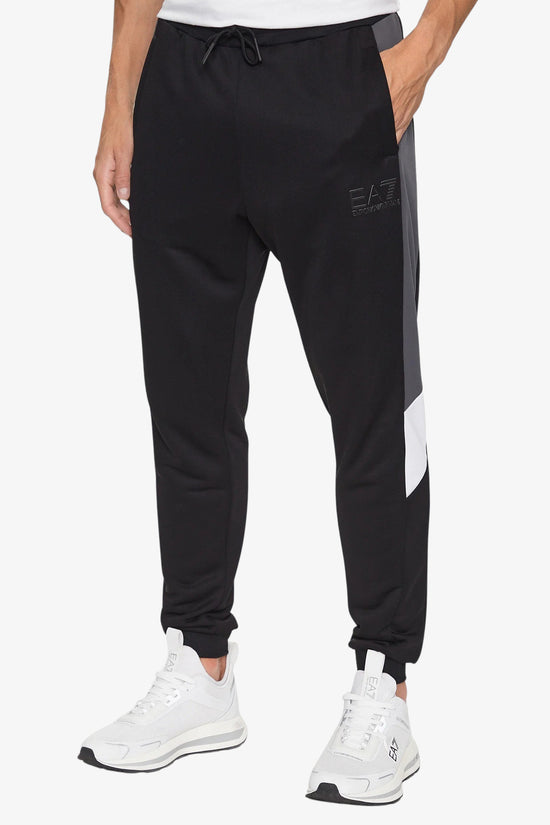 Tuta Full Zip Athletic Color Block-emporio armani ea7-Nero-Uomo-6rpv56 pj16z 1200-