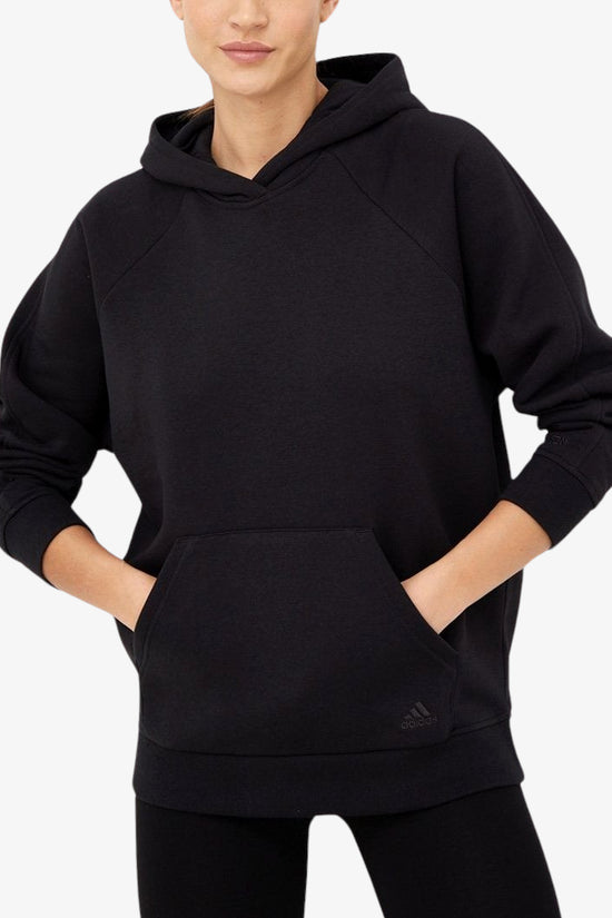 Felpa Con Cappuccio All Szn Boyfriend-adidas performance-Nero-Donna-Hc8823-