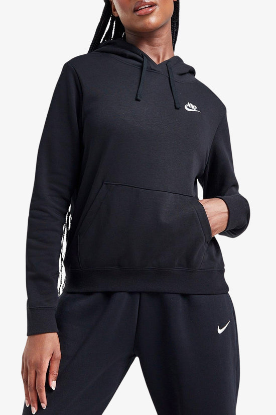 Felpa Con Cappuccio Logo Piccolo Club-nike sportswear-Nero-Donna-Dq5793 010-