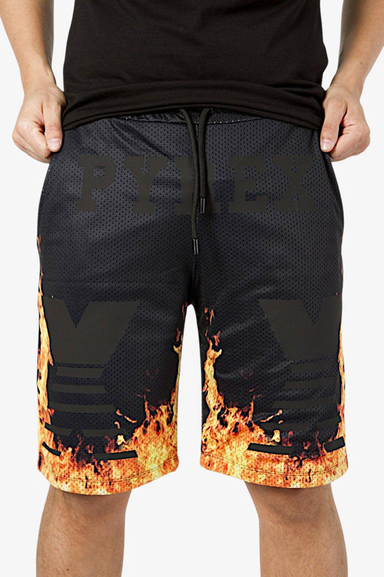 Bermuda Rete Logo XX Fire-pyrex-Nero-Uomo-22epb43027-