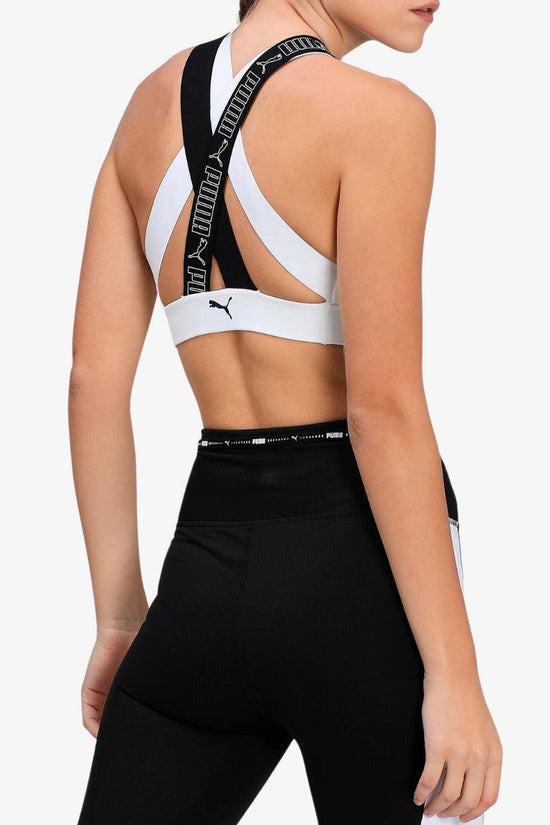 Top Reggiseno Sportivo A Medio Impatto Feel It-puma-Bianco-Donna-520299 02-