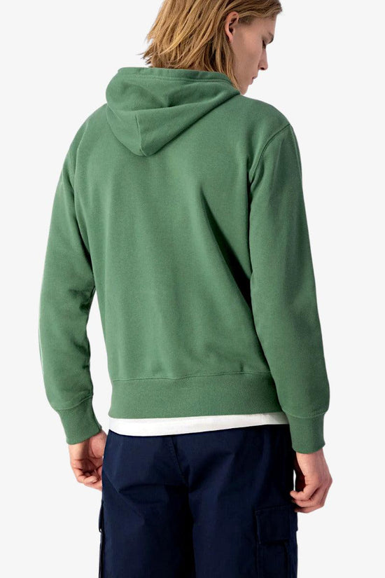 Felpa Con Cappuccio Big Logo Ricamato-champion-Verde-Uomo-217060 gs098-