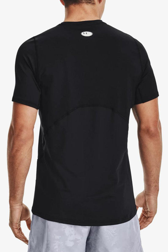 T-Shirt Maniche Corte HeatGear Fitted-under armour-Nero-Uomo-1361683 001-
