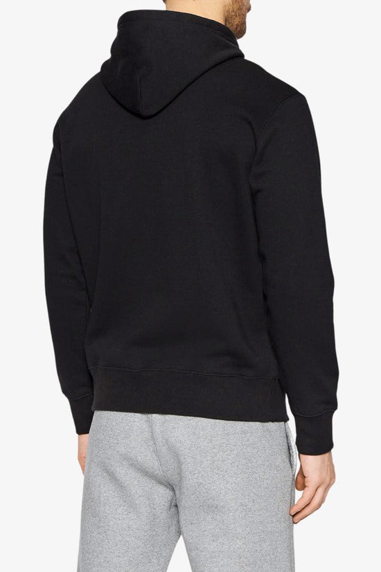 Felpa Con Cappuccio Logo Piccolo-champion-Nero-Uomo-217064 kk001-