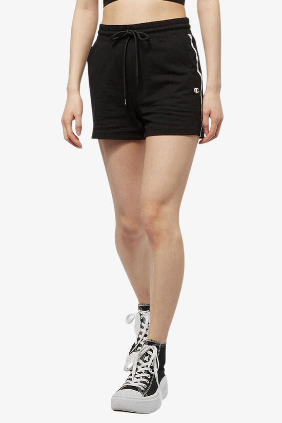 Shorts Con Bande Logo-champion-Nero-Donna-114071 kk001-