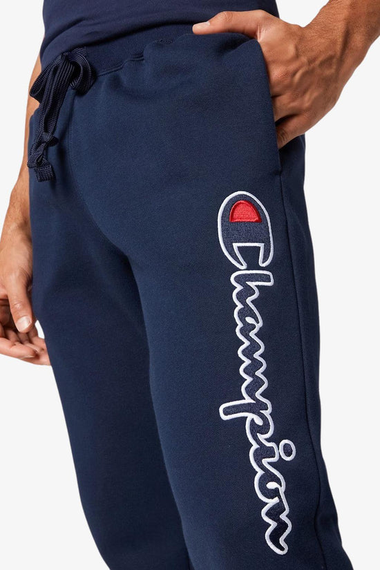 Pantaloni Big Logo Ricamato-champion-Blu-Uomo-217860 bs538-