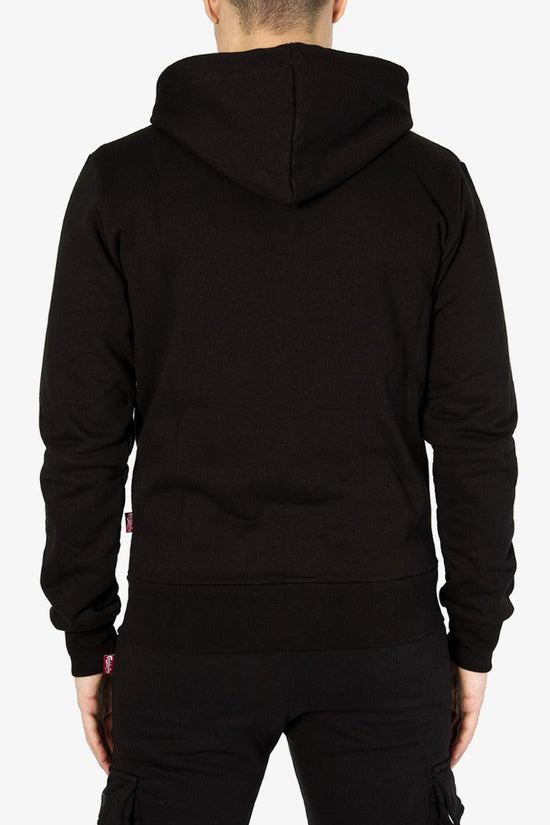 Felpa Full Zip Con Cappuccio Big Logo-carlsberg-Nero-Uomo-Cbusgz4803-