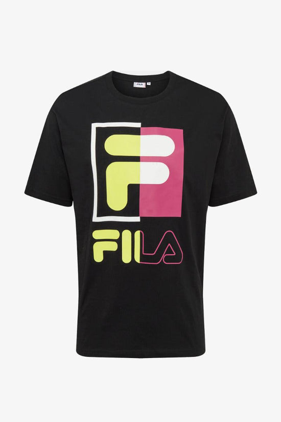 T-Shirt Maniche Corte Saku-fila-Nero-Uomo-687475 a818-