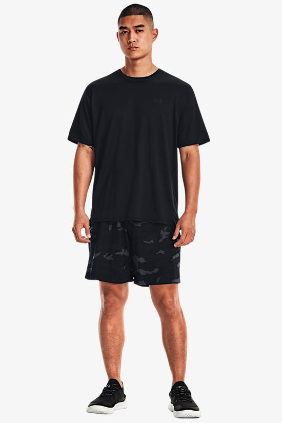 Shorts Tech Vent Printed-under armour-Nero-Uomo-1376957 001-