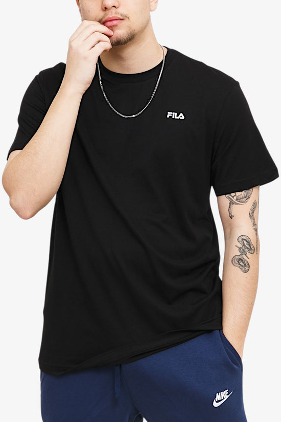 T-Shirt Maniche Corte Logo Piccolo Berloz Tee-fila-Nero-Uomo-Fam0340 80010-