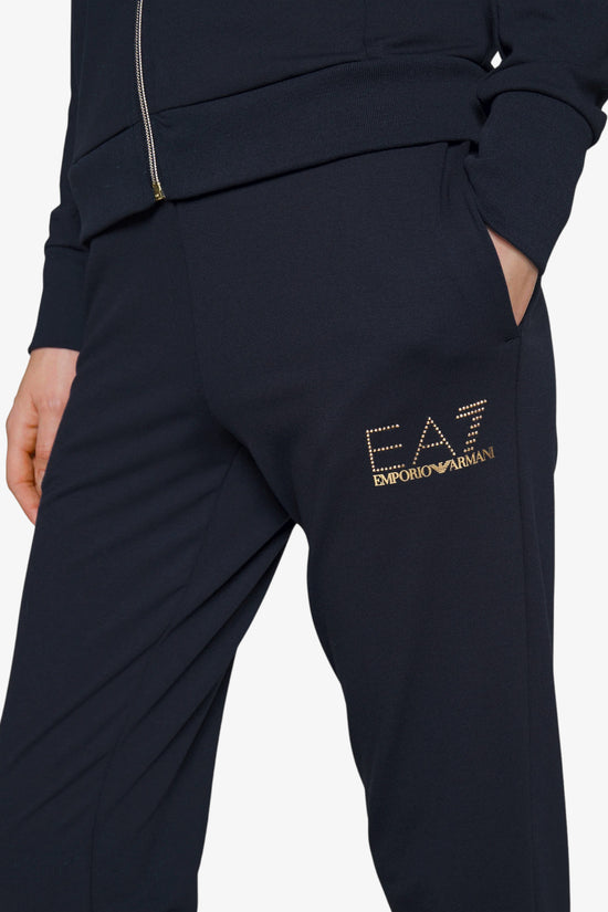 Tuta Full Zip Con Cappuccio Evolution-emporio armani ea7-Blu-Donna-8ntv51 tj9rz 1554-