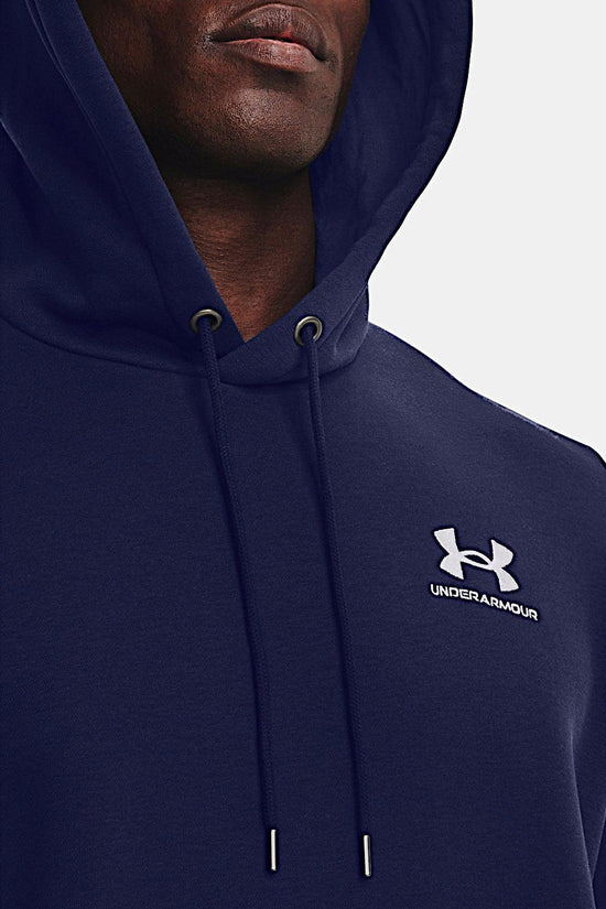 Felpa Con Cappuccio Essential Fleece-under armour-Blu-Uomo-1373880 410-