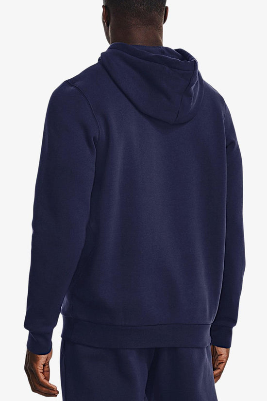 Felpa Con Cappuccio Essential Fleece-under armour-Blu-Uomo-1373880 410-