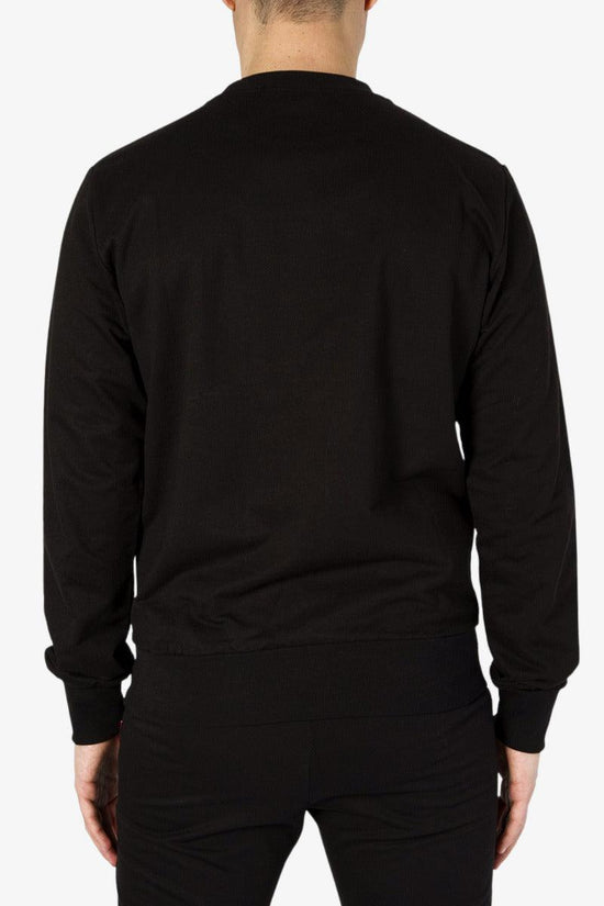 Felpa Girocollo Big Logo-carlsberg-Nero-Uomo-Cbu4917-