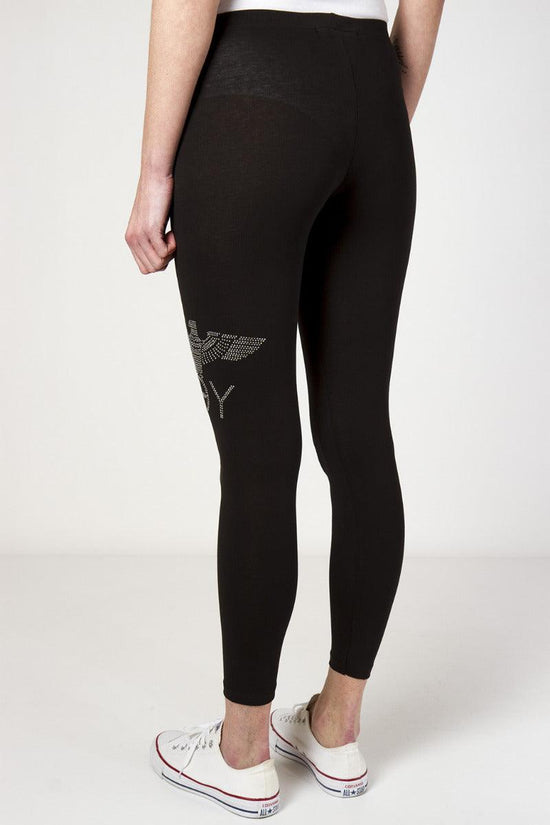 Leggings-boy london-Nero-Donna-Bld2414-