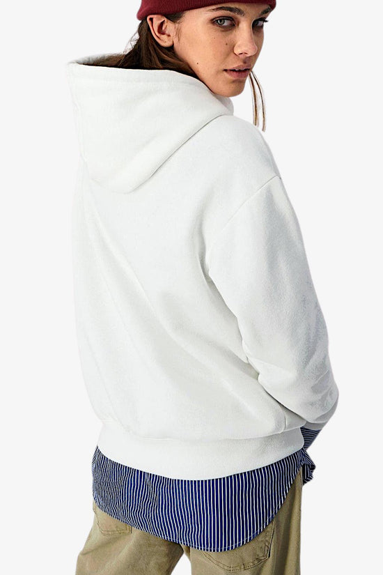 Felpa Con Cappuccio Big Logo Ricamato-champion-Bianco-Donna-115477 ww001-