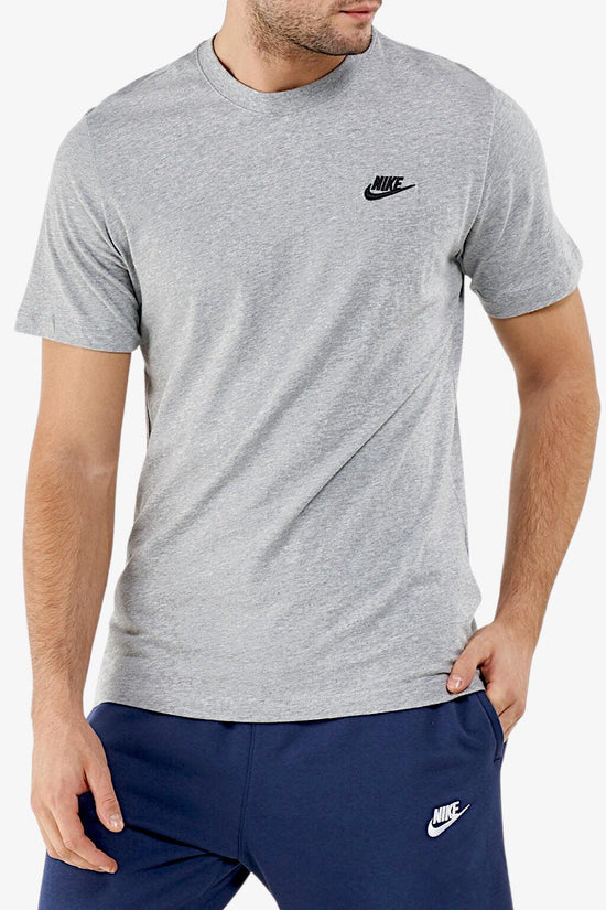 T-Shirt Maniche Corte Club-nike sportswear-Grigio-Uomo-Ar4997 064-