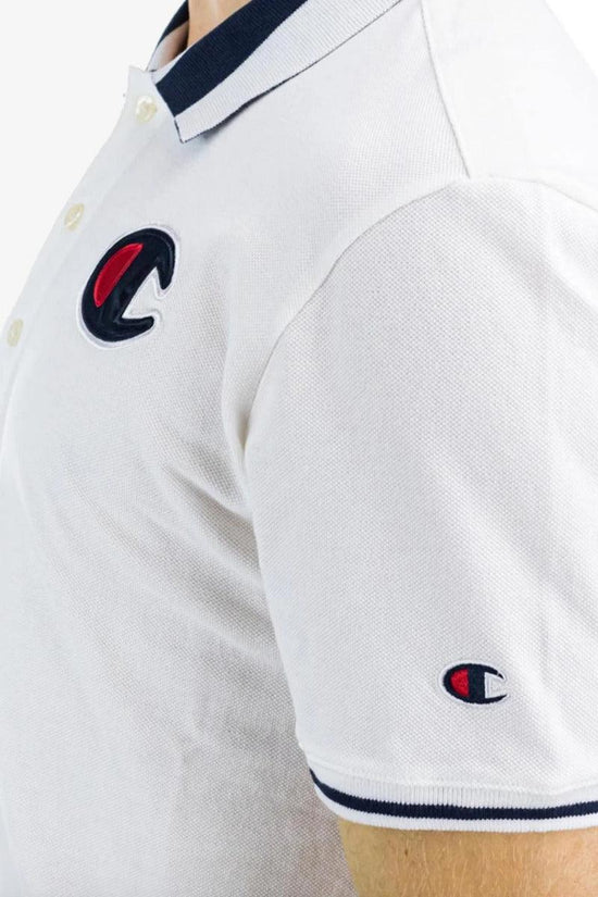 Polo Logo Satin-champion-Bianco-Uomo-214193 ww001-