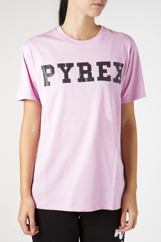 T-Shirt Maniche Corte-pyrex-Rosa-Donna-17ipy33507-