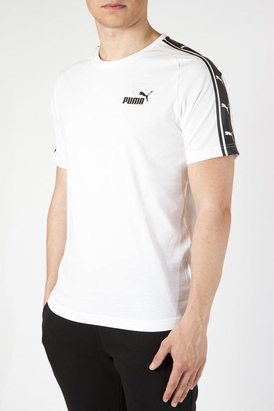 T-Shirt Maniche Corte Heritage Tape-puma-Bianco-Uomo-853106 02-