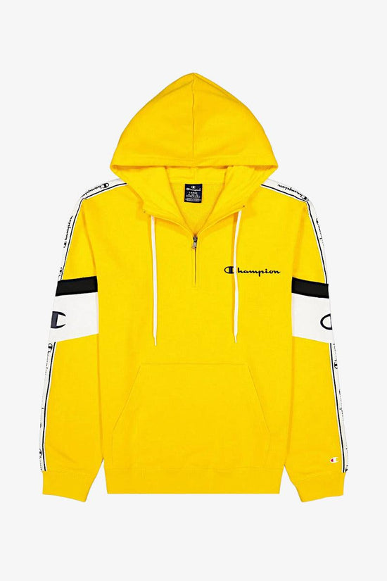 Felpa 1/2 Zip Con Cappuccio Bande Logo-champion-Giallo-Uomo-217190 ys011-