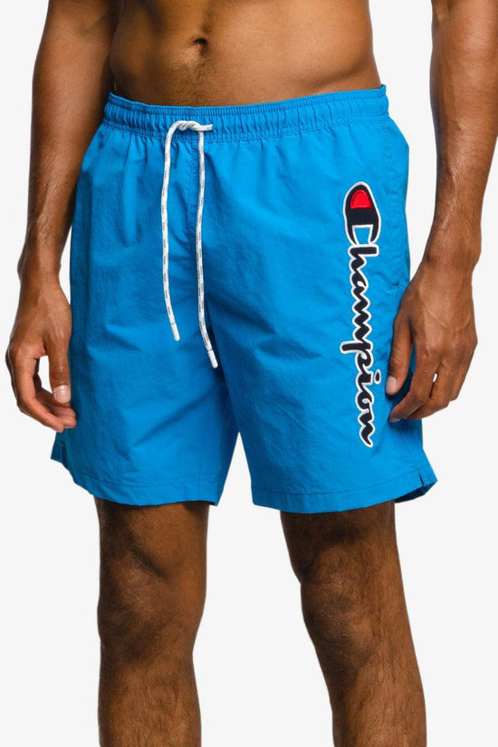 Boxer Mare Logo Satin-champion-Blu-Uomo-214428 bs090-