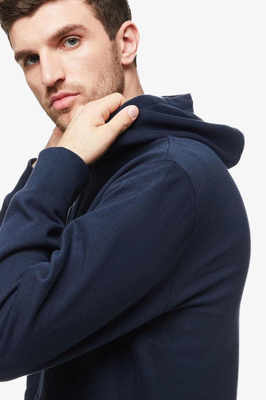 Felpa Con Cappuccio Essentials Embroidered-new balance-Blu-Uomo-Mt11550ecl-