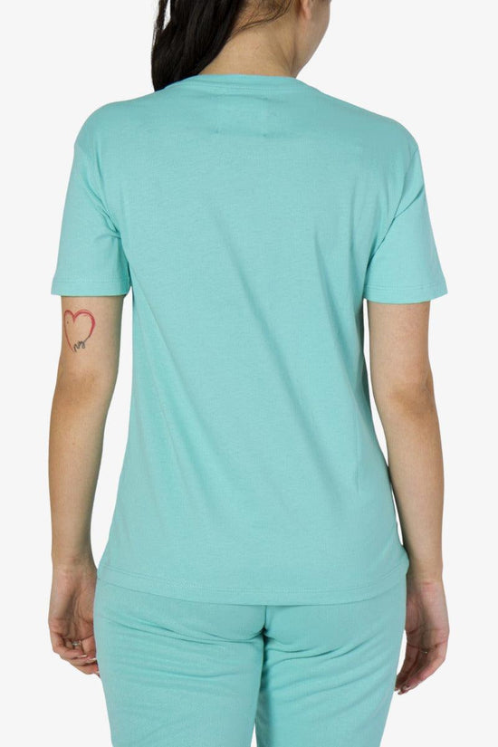 T-Shirt Maniche Corte Big Logo-pyrex-Verde-Donna-22epb34221-