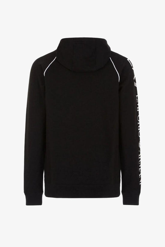 Felpa Con Cappuccio Big Logo Series Sulla Manica-emporio armani ea7-Nero-Uomo-6kpm74 pj07z 1200-