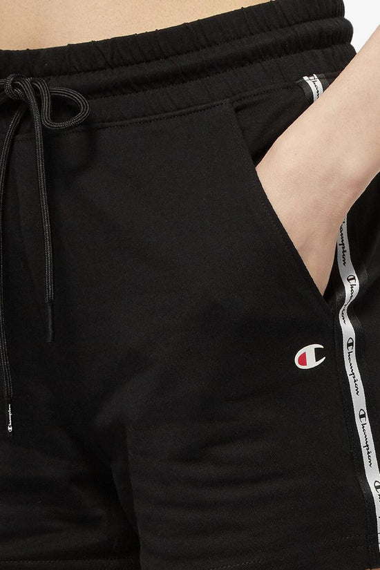 Shorts Con Bande Logo-champion-Nero-Donna-114071 kk001-