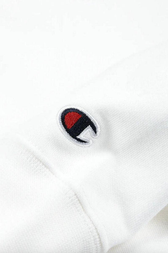 Felpa Girocollo Logo Satin-champion-Bianco-Uomo-214188 ww001-
