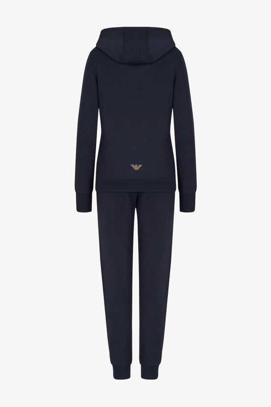Tuta Full Zip Con Cappuccio Evolution-emporio armani ea7-Blu-Donna-8ntv51 tj9rz 1554-
