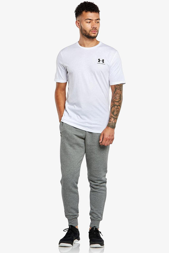 T-Shirt Maniche Corte Sportstyle Left Chest-under armour-Bianco-Uomo-1326799 100-