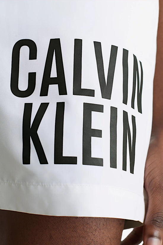Boxer Mare Big Logo Intense Power-calvin klein swimwear-Bianco-Uomo-Km0km00739 ycd-