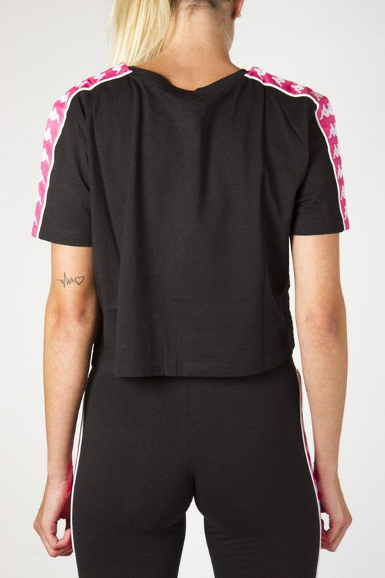 T-Shirt Maniche Corte 222 Banda Apua-kappa-Nero-Donna-303wgq0 a55-