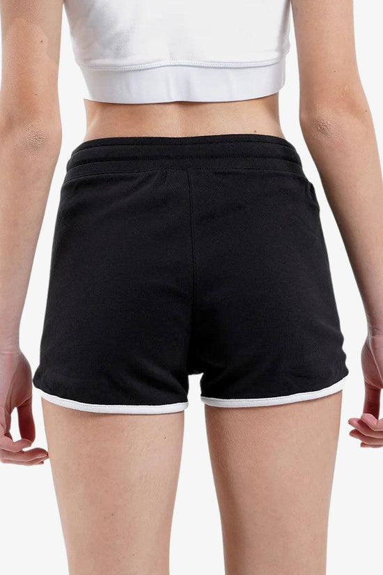 Shorts C Logo Con Profilo Cordonato A Contrasto-champion-Nero-Donna-114916 kk001-