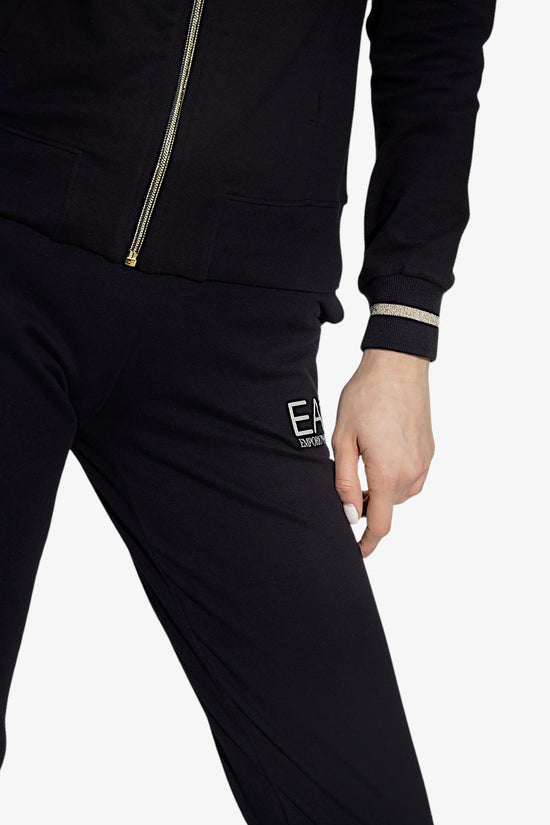 Tuta Full Zip Core Lady-emporio armani ea7-Nero-Donna-3rtv53 tjcqz 0200-
