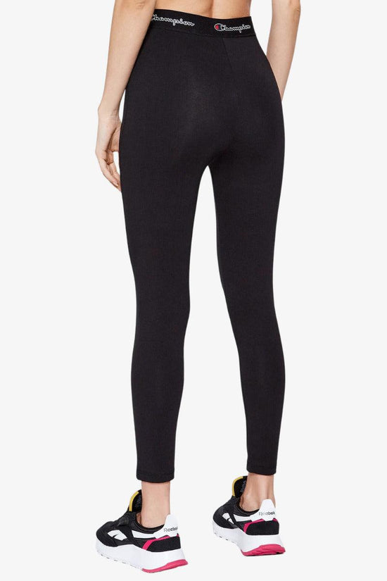 Leggings Banda Logo-champion-Nero-Donna-115338 kk001-